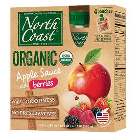 有機アップルソースパウチタイプ(ベリー)90gx4パウチ