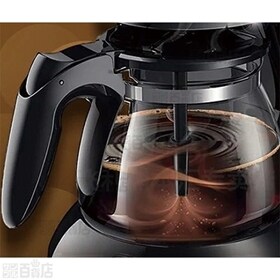 [ジェットブラック] メリタ/コーヒーメーカー ツイスト (アロマツイスター搭載/2～5杯分)/SCG58-3-B