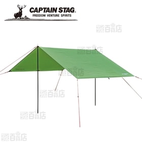 キャプテンスタッグ/トレッカー レクタタープ 290×180UV(グリーン)/UA-1084