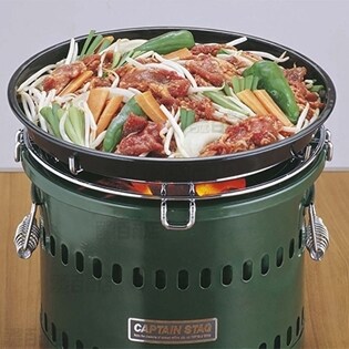 キャプテンスタッグ/炭焼き名人 万能七輪(水冷式)/M-6482