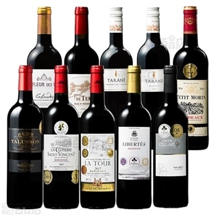 格上メドック入り!! 総受賞メダル数20冠 フランス赤ワイン10本セット