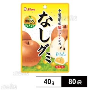 なしグミ 40gを税込・送料込でお試し｜サンプル百貨店 | ライオン菓子