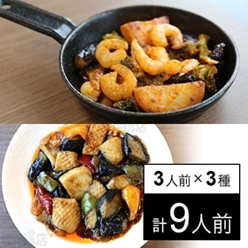 【冷凍】3人前×3種 ミールキット(ラタトゥイユ、タンドリーシュリンプ、黒酢炒め)ストックキッチンお勧め3種セット(2)