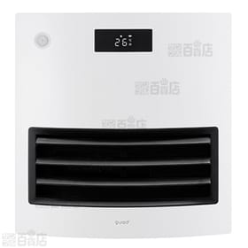 [ホワイト] QUADS(クワッズ)/自動ルーバー機能付 大風量セラミックヒーター 「ムービングヒート」/QS101WH