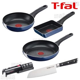 T-fal(ティファール)/フライパン(ガス火専用)＆包丁 5点セット