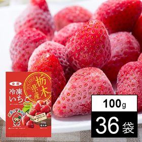 【36袋】 JA全農とちぎ 冷凍いちご 100g