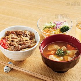 すき家4種セット(牛丼の具 120g／とん汁 280g／ほろほろチキン 160g／横濱カレー 220g)