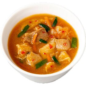 豚肉のコクと4種の野菜 豚汁 /辛さひきたつ豚キムチスープ