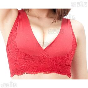 GLAMOROUS ANGEL リフティングナイトブラ【レッド・LL】