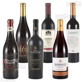ソムリエ厳選！世界各国赤ワイン飲み比べ 6本セット