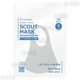 SCOUT MASK パーソナルカラー ブルベ (シルバーグレー / シアグリーン)