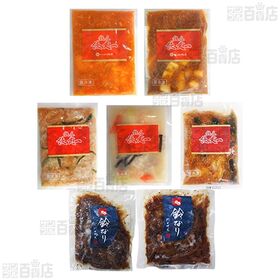 [冷凍]【7種計7食】陳建一&鈴なり 名店丼の具セット(麻婆豆腐丼/乾焼蝦仁丼/青椒肉絲丼/中華丼/麻婆茄子丼/国産牛めしの具/国産豚めしの具)