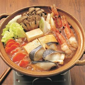 石狩鍋 700g / えびだし鍋つゆ 味噌 700g