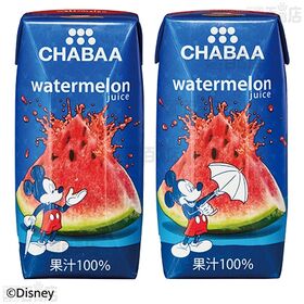 CHABAA 100％ジュース ウォーターメロン 180ml