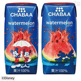 CHABAA 100％ジュース ウォーターメロン 180ml