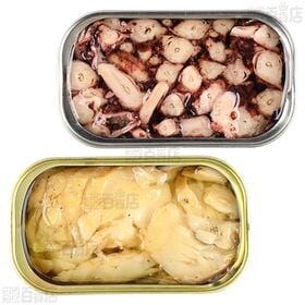 イカ ガーリックオイル漬け / 干タラ オリーブオイル漬け