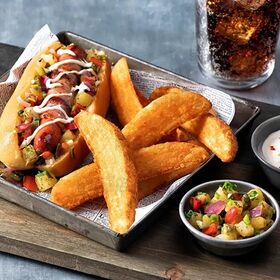 メガクランチ 10カットクリンクルウェッジポテト 2.268kg