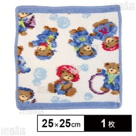 <LITTLE SKIPPERS>フェイラーハンドタオル 25cm×25cm<ライトブルー>