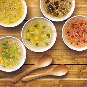 5種類の味で選べるしあわせ春雨スープ 10食入
