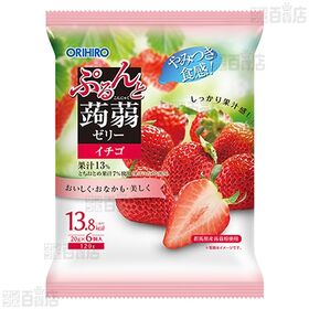 ぷるんと蒟蒻ゼリー パウチ ミックスフルーツ 120g / イチゴ 120g