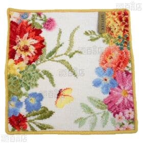 <SUMMER DAY(ブルームイエロー)/MISS FLOWER(ブルー)>フェイラーハンドタオル