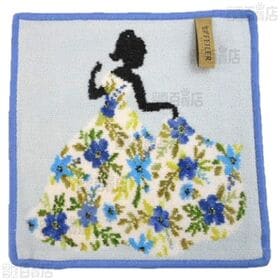 <SUMMER DAY(ブルームイエロー)/MISS FLOWER(ブルー)>フェイラーハンドタオル