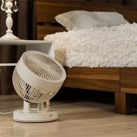 [アイボリー] QUADS(クワッズ)/衣類乾燥360°DCサーキュレーター「ピュアエアドライDC」(3D自動首振り/12段階切替)/QS505IV