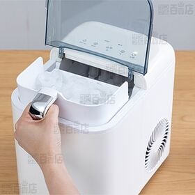 QUADS(クワッズ)/高速製氷機「アイスコロン」(最短約6分の高速製氷/大容量タンク搭載/タッチパネル簡単操作/自動クリーン機能)/QS547WH