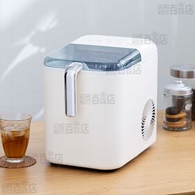 QUADS(クワッズ)/高速製氷機「アイスコロン」(最短約6分の高速製氷/大容量タンク搭載/タッチパネル簡単操作/自動クリーン機能)/QS547WH