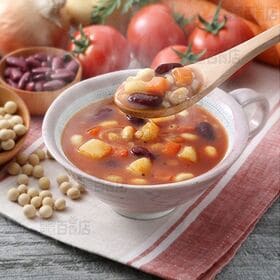 [冷蔵]フジッコ 朝のたべるスープ ミネストローネ 200g×5個