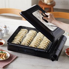 【ブラック】Iwatani(イワタニ)/カセットガスホットプレート「焼き上手さんβプラス」/CB-GHP-BPLS