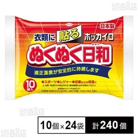ホッカイロ ぬくぬく日和 貼る レギュラ― 10個