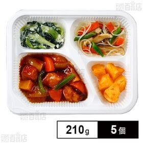 [冷凍]ニチレイフーズ きくばりごぜん 黒酢の酢豚 210g×5個