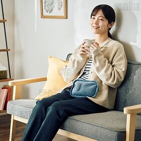 【ネイビー】QUADS(クワッズ)/蓄熱式ミニ湯たんぽ「モフカミニ」/QS551NV 