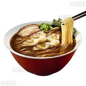 [冷凍]キンレイ お水がいらないプレミアムカドヤ食堂 ワンタンめん 1食入×12袋