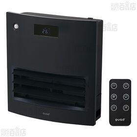 QUADS(クワッズ)/自動ルーバー機能付 加湿大風量セラミックヒーター「ムービングヒートモイスト」(人感センサー付)/QS512BK 