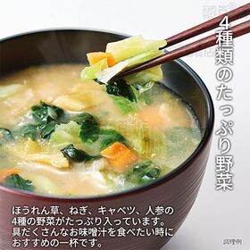 <シンプル百科>わがやづくしたっぷり野菜のお味噌汁 10食