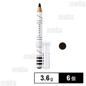 [6個]RED アクア・アクア オーガニックアイペンシル 01 ブラック 3.6g ※リニューアル前商品 | 植物由来成分をベースにしたスルスルとなめらかな描き心地のアイペンシル。
