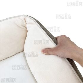 Homey オールシーズンスクエアベッド M ブラウン