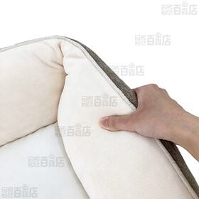 Homey オールシーズンスクエアベッド S ブラウン