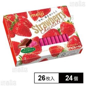 [24個]明治 明治ストロベリ－チョコレート BOX 26枚入