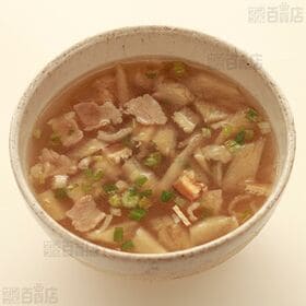 はかた地どりの水炊き風スープ 7.0g / しょうが風味のごぼうスープ 7.6g