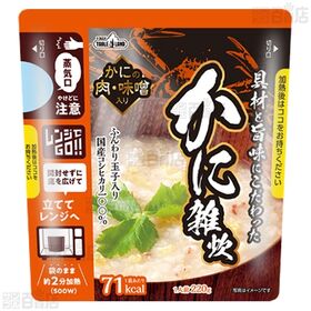 具材と旨味にこだわった レンジ対応 かに雑炊 220g / レンジ対応 たい雑炊 220g