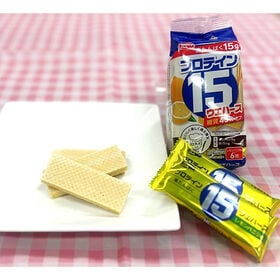 ハマダコンフェクト プロテイン15ウエハース(レモンバニラ味) 6枚×10袋
