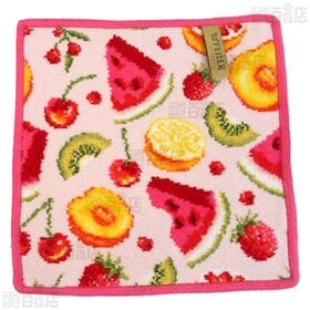 【FRUIT POTPOURRI(アザレア)/LEMONS AND LEAVES(レモン)】フェイラーハンドタオル 25×25cm