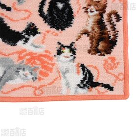 【FLUFFY FRIENDS(アプリコット)】フェイラーハンドタオル 25×25cm