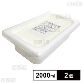 [冷凍]ロッテ 匠のジェラート 北海道ミルク 2000ml×2個
