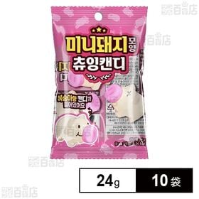 [10袋]マルストレーニング ミニブタキャンディ 24g | 可愛いミニブタのボトルのキャンディ