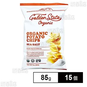 [15個]若翔 ゴールデン ステイト オーガニック 有機ポテトチップス シーソルト味 85g | 「気軽に楽しむものこそ、ちゃんとしたものを」をコンセプトに開発したスナックブランドです。