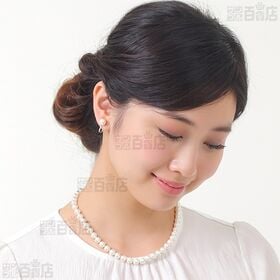 本真珠ネックレス&イヤリング 大粒7.5-8mm 豪華2点セット